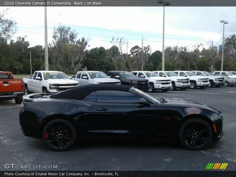 Black / Jet Black 2018 Chevrolet Camaro SS Convertible