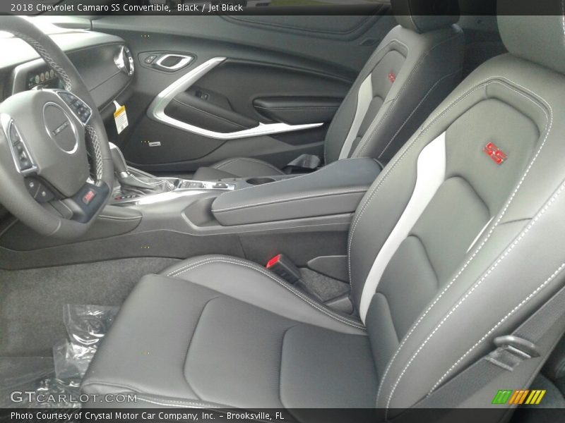 Black / Jet Black 2018 Chevrolet Camaro SS Convertible