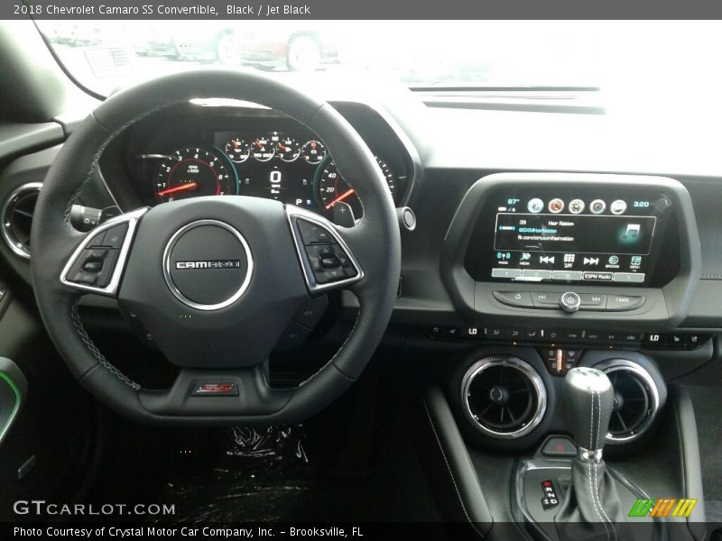 Black / Jet Black 2018 Chevrolet Camaro SS Convertible