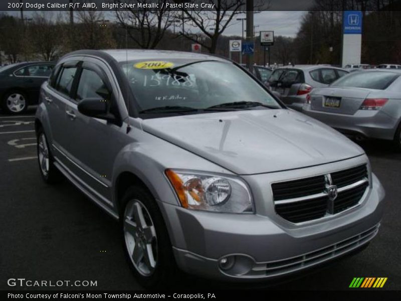 Bright Silver Metallic / Pastel Slate Gray 2007 Dodge Caliber R/T AWD