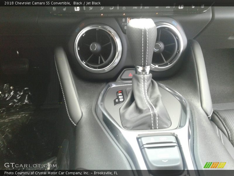 Black / Jet Black 2018 Chevrolet Camaro SS Convertible