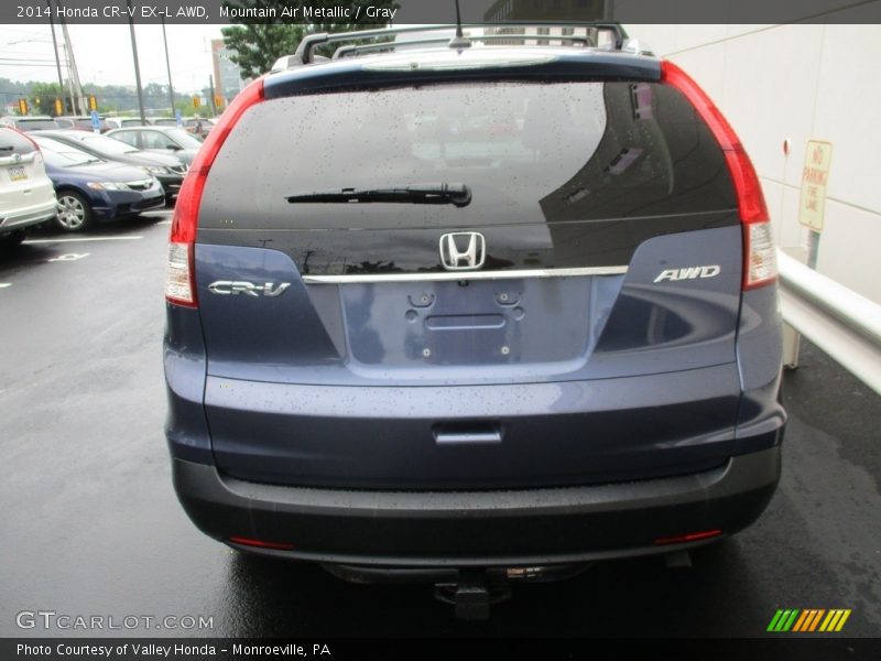 Mountain Air Metallic / Gray 2014 Honda CR-V EX-L AWD