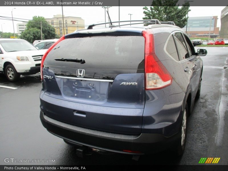 Mountain Air Metallic / Gray 2014 Honda CR-V EX-L AWD
