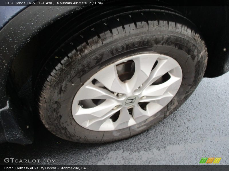 Mountain Air Metallic / Gray 2014 Honda CR-V EX-L AWD