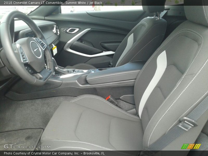 Summit White / Jet Black 2018 Chevrolet Camaro LT Convertible