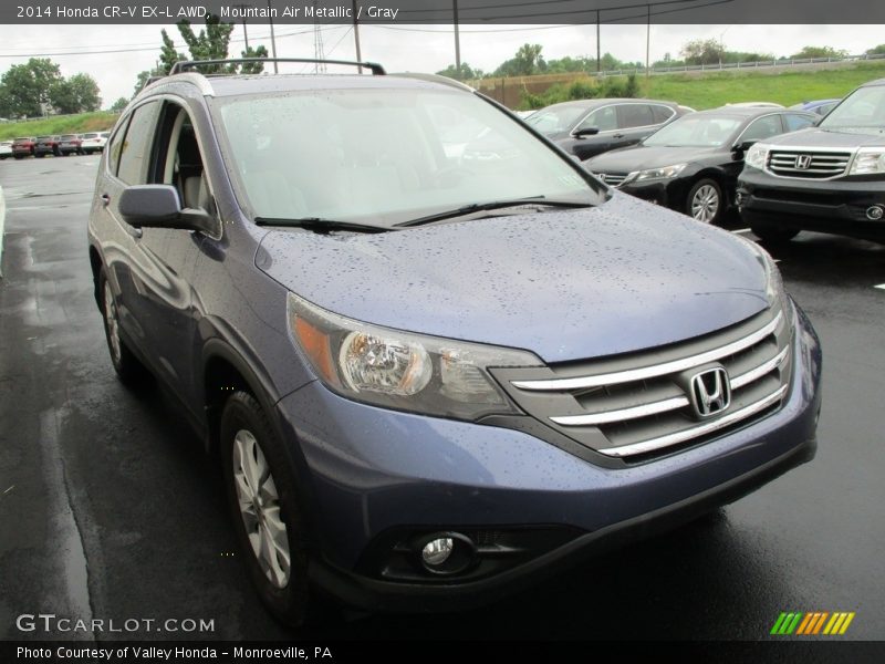 Mountain Air Metallic / Gray 2014 Honda CR-V EX-L AWD