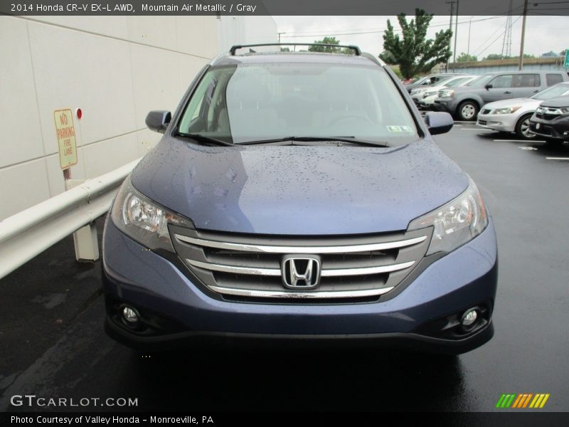 Mountain Air Metallic / Gray 2014 Honda CR-V EX-L AWD