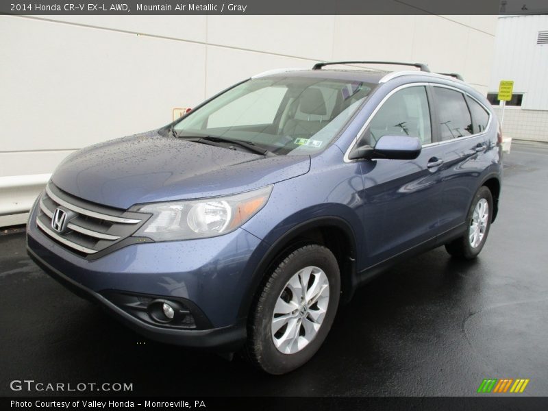 Mountain Air Metallic / Gray 2014 Honda CR-V EX-L AWD