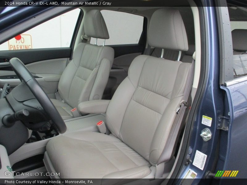 Mountain Air Metallic / Gray 2014 Honda CR-V EX-L AWD