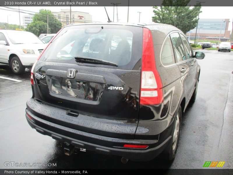 Crystal Black Pearl / Black 2010 Honda CR-V LX AWD
