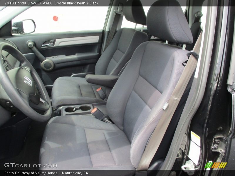 Crystal Black Pearl / Black 2010 Honda CR-V LX AWD