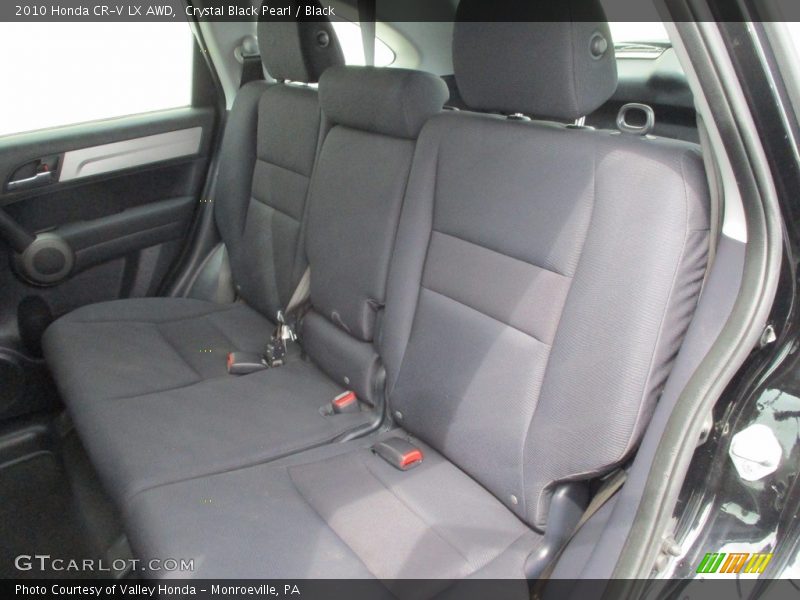 Crystal Black Pearl / Black 2010 Honda CR-V LX AWD