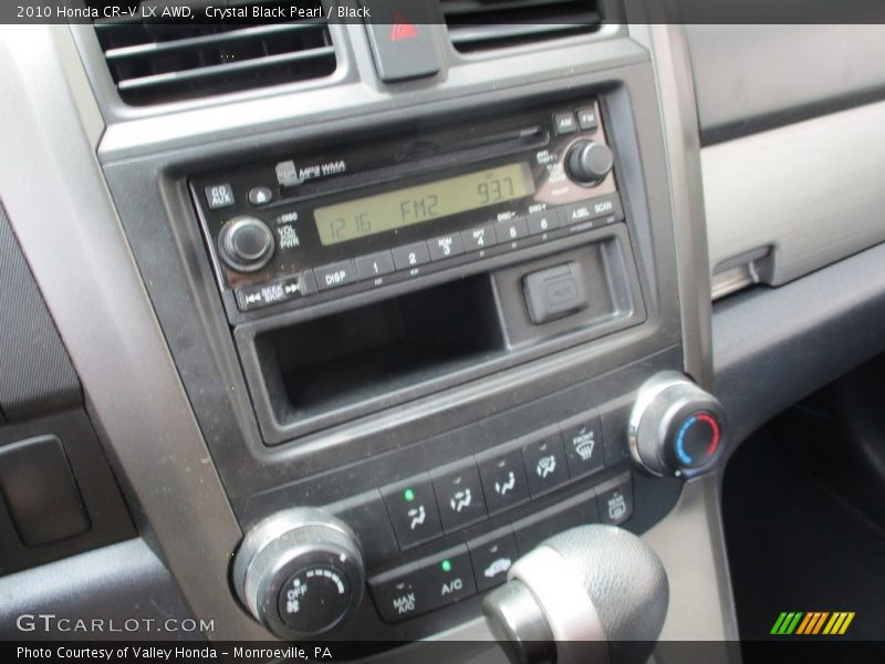 Crystal Black Pearl / Black 2010 Honda CR-V LX AWD