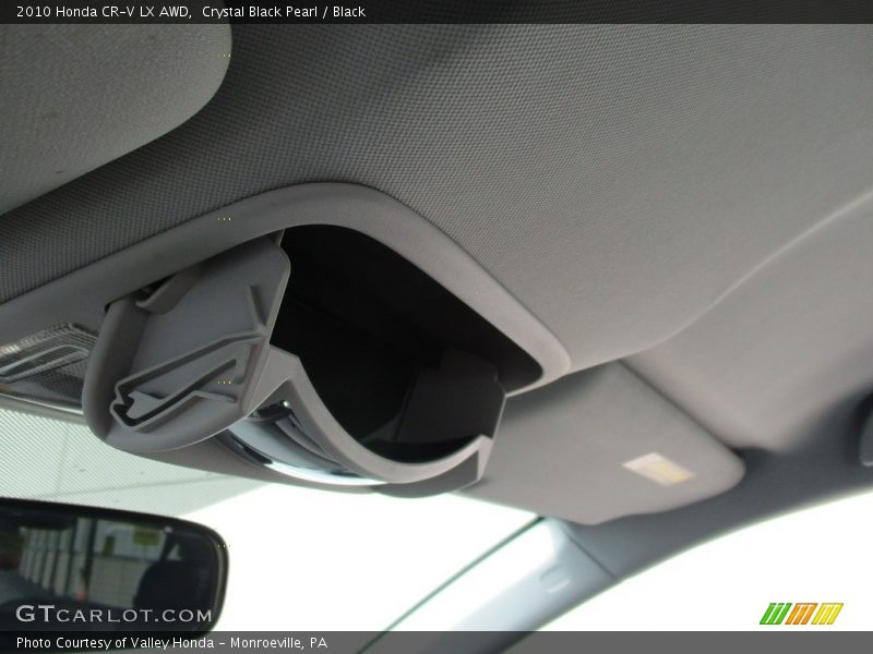 Crystal Black Pearl / Black 2010 Honda CR-V LX AWD