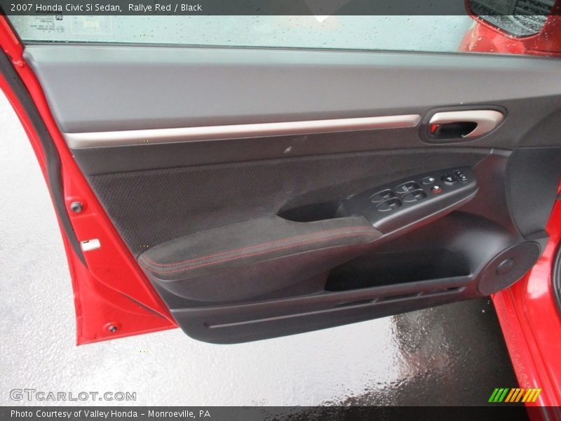 Rallye Red / Black 2007 Honda Civic Si Sedan