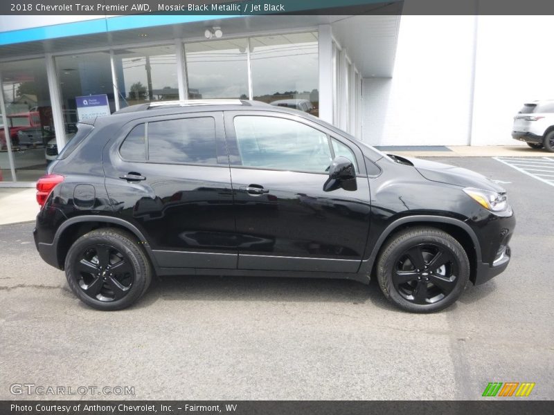 Mosaic Black Metallic / Jet Black 2018 Chevrolet Trax Premier AWD