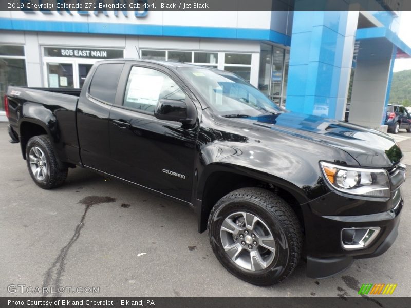 Black / Jet Black 2019 Chevrolet Colorado Z71 Extended Cab 4x4