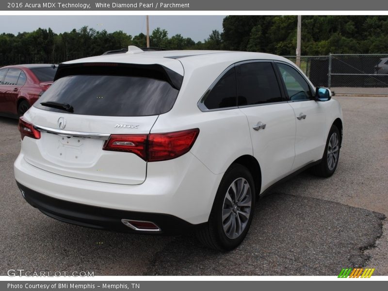 White Diamond Pearl / Parchment 2016 Acura MDX Technology