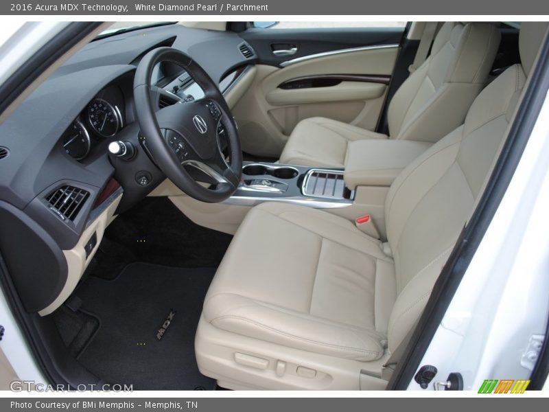 White Diamond Pearl / Parchment 2016 Acura MDX Technology