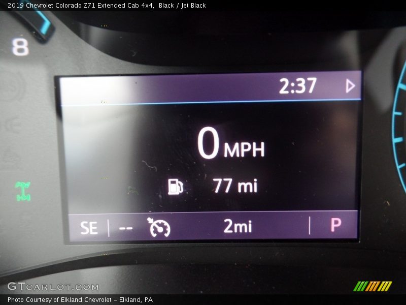 Black / Jet Black 2019 Chevrolet Colorado Z71 Extended Cab 4x4