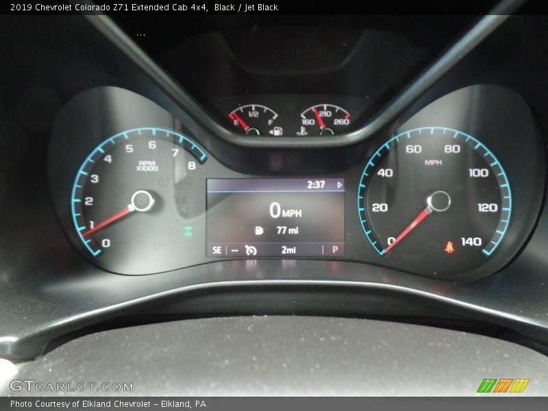 Black / Jet Black 2019 Chevrolet Colorado Z71 Extended Cab 4x4