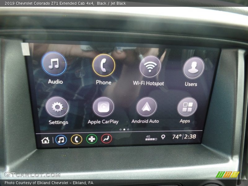 Black / Jet Black 2019 Chevrolet Colorado Z71 Extended Cab 4x4