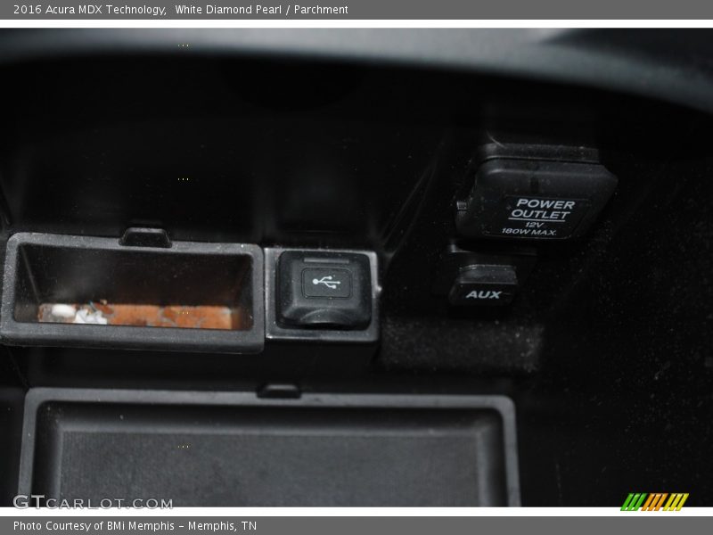 White Diamond Pearl / Parchment 2016 Acura MDX Technology