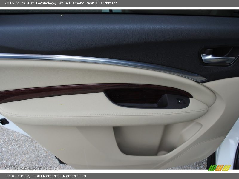 White Diamond Pearl / Parchment 2016 Acura MDX Technology