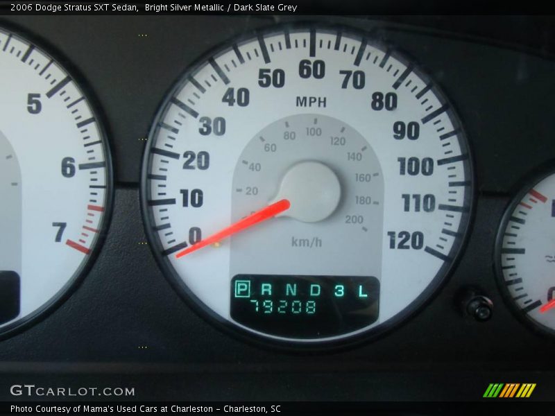 Bright Silver Metallic / Dark Slate Grey 2006 Dodge Stratus SXT Sedan