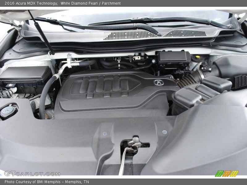 White Diamond Pearl / Parchment 2016 Acura MDX Technology