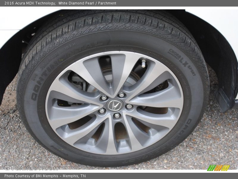 White Diamond Pearl / Parchment 2016 Acura MDX Technology