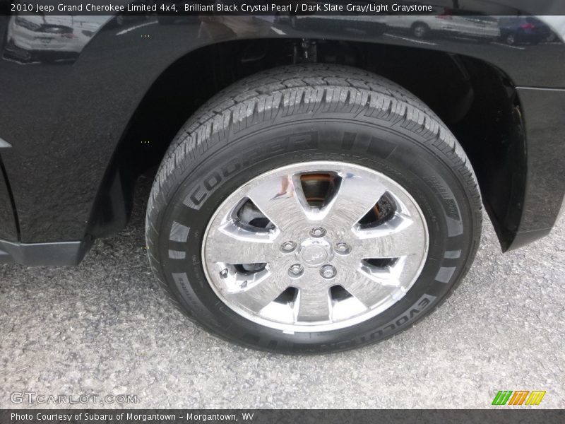 Brilliant Black Crystal Pearl / Dark Slate Gray/Light Graystone 2010 Jeep Grand Cherokee Limited 4x4