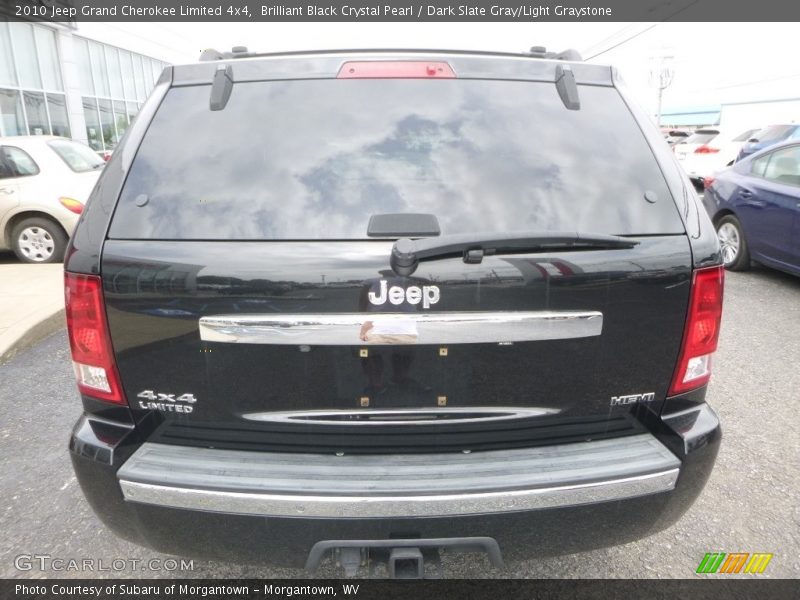 Brilliant Black Crystal Pearl / Dark Slate Gray/Light Graystone 2010 Jeep Grand Cherokee Limited 4x4