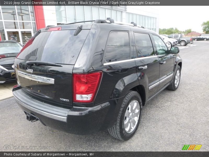 Brilliant Black Crystal Pearl / Dark Slate Gray/Light Graystone 2010 Jeep Grand Cherokee Limited 4x4