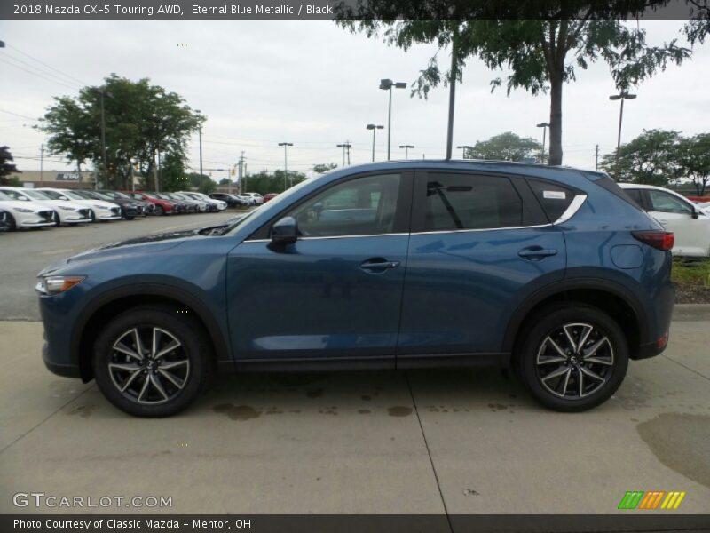 Eternal Blue Metallic / Black 2018 Mazda CX-5 Touring AWD