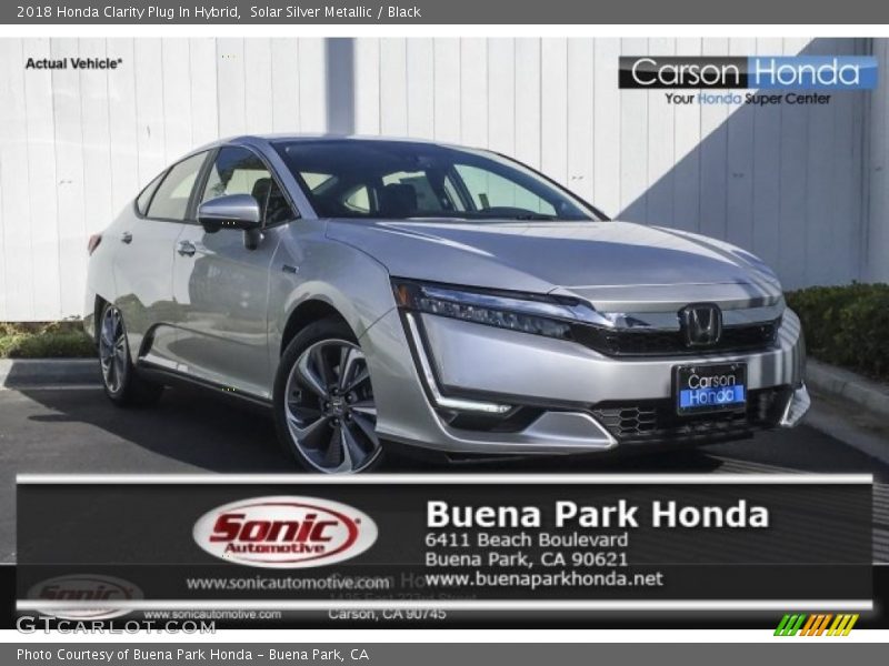 Solar Silver Metallic / Black 2018 Honda Clarity Plug In Hybrid