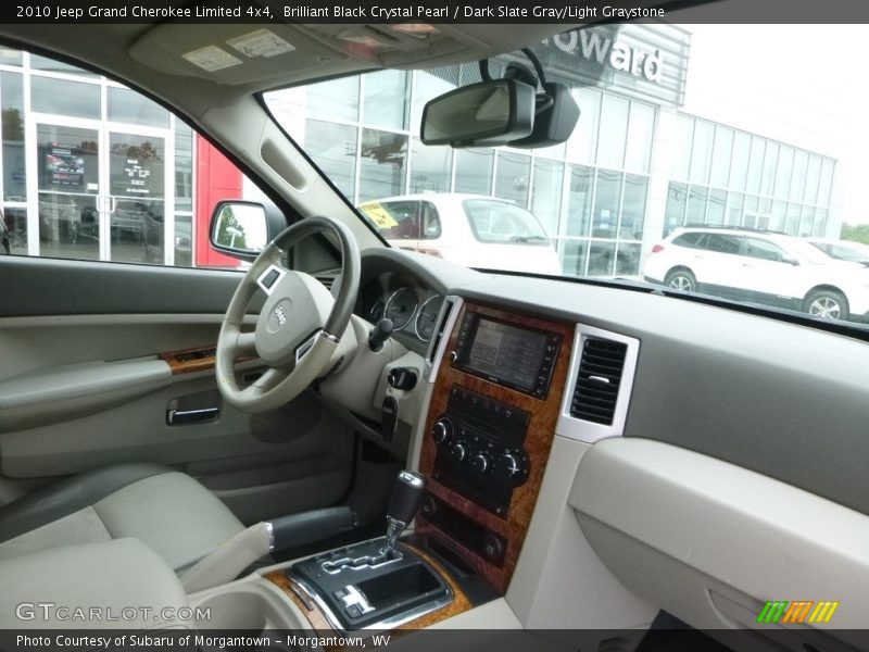 Brilliant Black Crystal Pearl / Dark Slate Gray/Light Graystone 2010 Jeep Grand Cherokee Limited 4x4