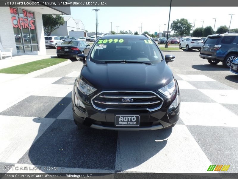 Shadow Black / Ebony Black 2018 Ford EcoSport Titanium
