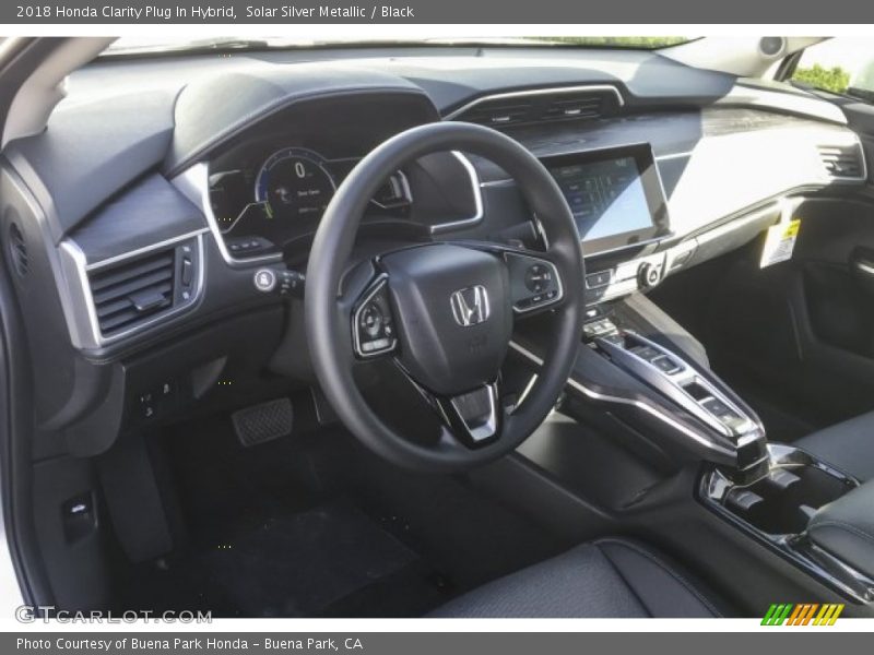 Solar Silver Metallic / Black 2018 Honda Clarity Plug In Hybrid