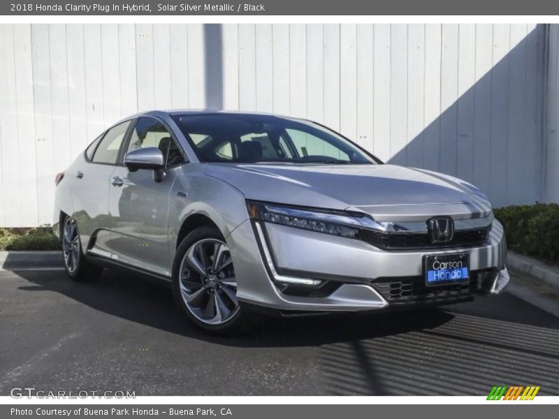 Solar Silver Metallic / Black 2018 Honda Clarity Plug In Hybrid
