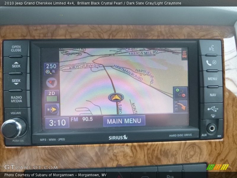 Brilliant Black Crystal Pearl / Dark Slate Gray/Light Graystone 2010 Jeep Grand Cherokee Limited 4x4