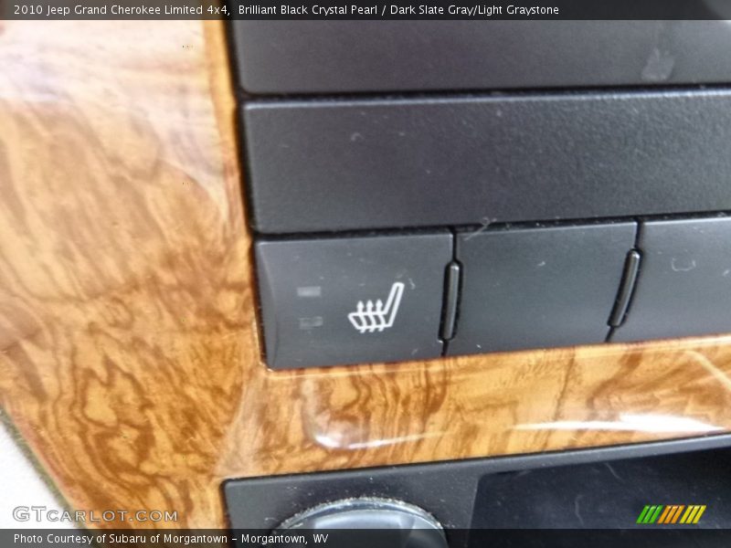 Brilliant Black Crystal Pearl / Dark Slate Gray/Light Graystone 2010 Jeep Grand Cherokee Limited 4x4
