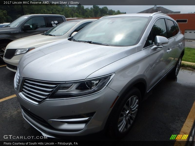 Ingot Silver / Ebony 2017 Lincoln MKC Reserve AWD