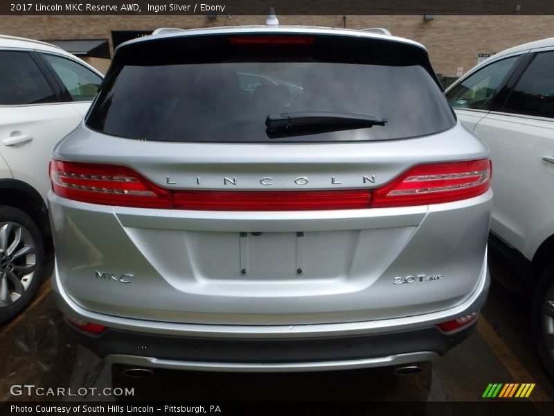 Ingot Silver / Ebony 2017 Lincoln MKC Reserve AWD