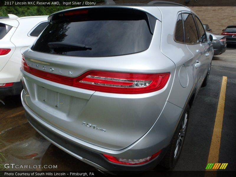 Ingot Silver / Ebony 2017 Lincoln MKC Reserve AWD