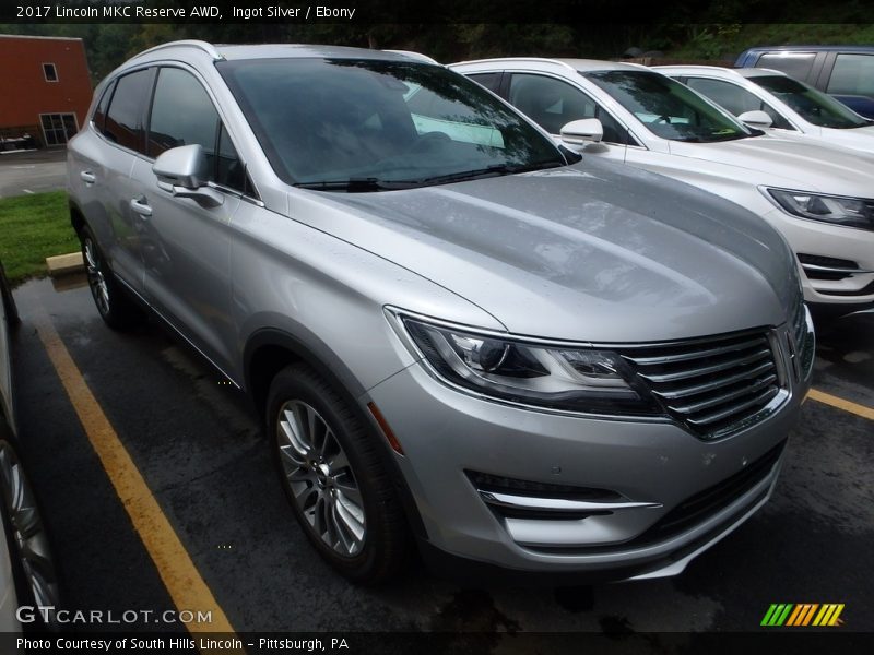 Ingot Silver / Ebony 2017 Lincoln MKC Reserve AWD