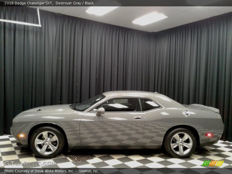 Destroyer Gray / Black 2018 Dodge Challenger SXT