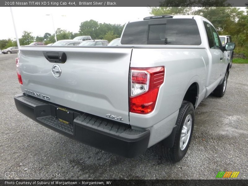 Brilliant Silver / Black 2018 Nissan TITAN XD S King Cab 4x4