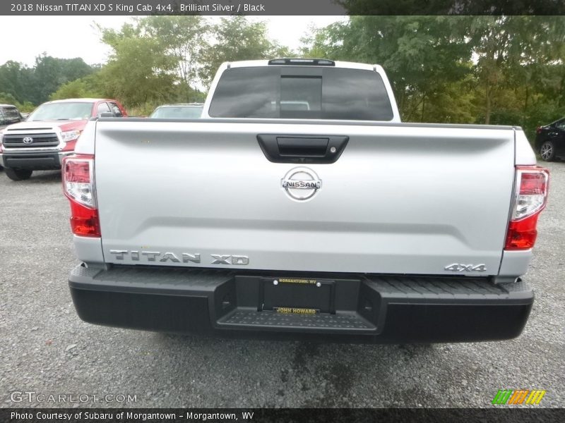 Brilliant Silver / Black 2018 Nissan TITAN XD S King Cab 4x4