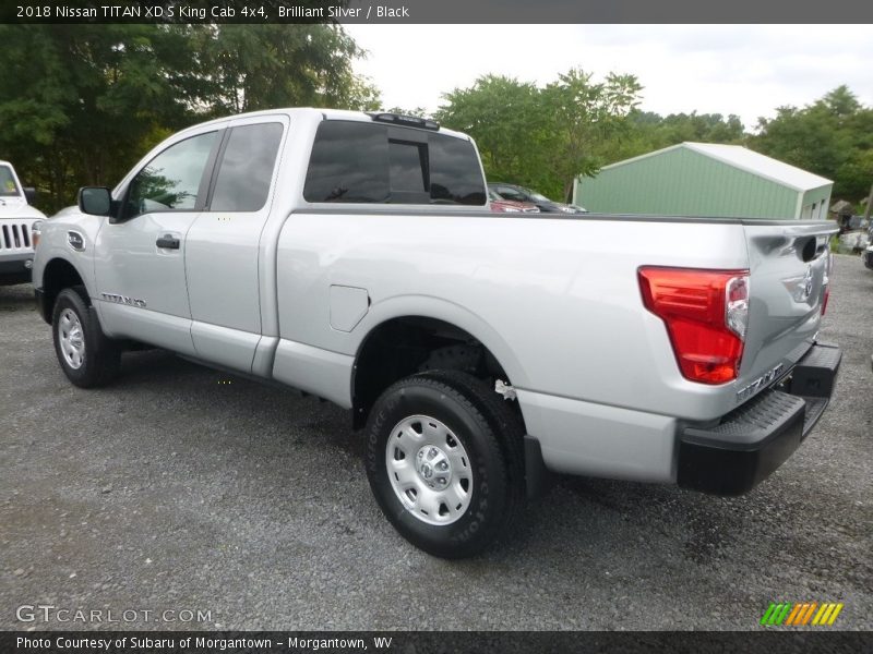 Brilliant Silver / Black 2018 Nissan TITAN XD S King Cab 4x4